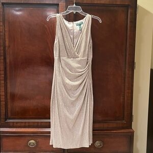 Lauren Ralph Lauren Metallic Gold Dress NWOT